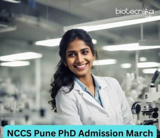 NCCS PhD 2024 Admissions March - Applications Invited
