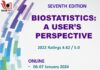 Biostatistics: A User’s Perspective – An IISER Pune Online Intensive Course! Applications Invited