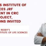 Dr. Reddy's Institute JRF Recruitment In Project