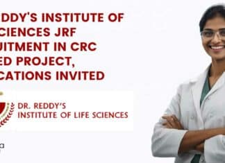 Dr. Reddy's Institute JRF Recruitment In Project