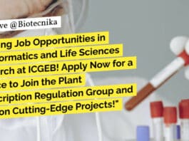 ICGEB Bioinformatics Life Sciences Research Positions at ICGEB