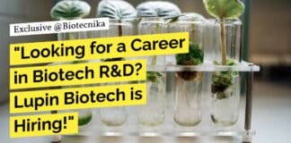 "Looking for a Career in Biotech R&D? Lupin Biotech is Hiring!"