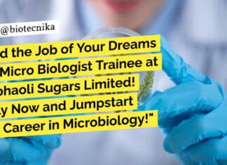 Land the Job of Your Dreams as a Micro Biologist Trainee at Simbhaoli Sugars Limited! Apply Now and Jumpstart Your Career in Microbiology! "Land the Job of Your Dreams as a Micro Biologist Trainee at Simbhaoli Sugars Limited! Apply Now and Jumpstart Your Career in Microbiology!"