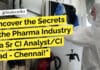 Uncover the Secrets of the Pharma Industry as a Sr CI Analyst/CI Lead – Chennai! "Uncover the Secrets of the Pharma Industry as a Sr CI Analyst/CI Lead - Chennai!"