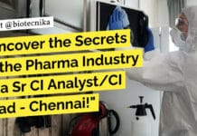 Uncover the Secrets of the Pharma Industry as a Sr CI Analyst/CI Lead – Chennai! "Uncover the Secrets of the Pharma Industry as a Sr CI Analyst/CI Lead - Chennai!"
