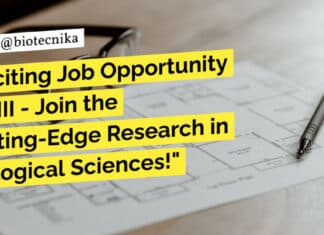 NII Biological Sciences Job Recruitment - Applications Invited