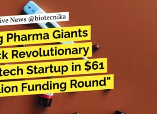 "Big Pharma Giants Back Revolutionary Biotech Startup in $61 Million Funding Round"