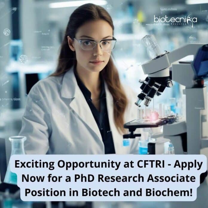 CFTRI PhD Biotech