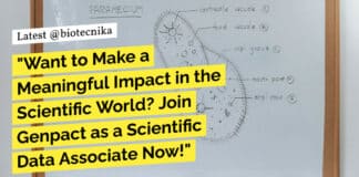 Genpact Scientific Data Associate - MSc, PhD Biotech, Genetics