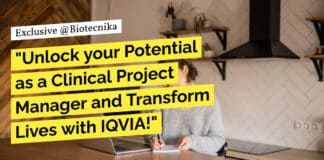 IQVIA BSc Jobs Lifesciences - Clinical Project Manager Jobs