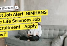Hot Job Alert: NIMHANS BSc Life Sciences Job Recruitment – Apply Now! NIMHANS BSc Life Sciences Job Recruitment - Apply Online Now!