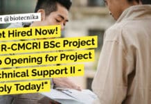 Get Hired Now! CSIR-CMCRI BSc Project Job Opening for Project Technical Support II – Apply Today! CSIR-CMCRI BSc Project Job Opening - Apply Now!
