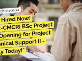 CSIR-CMCRI BSc Project Job Opening - Apply Now!