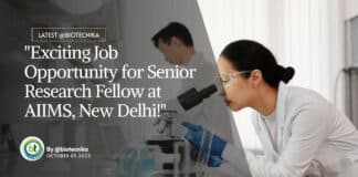 AIIMS SRF Post For MSc Life Sciences