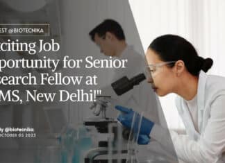 AIIMS SRF Post For MSc Life Sciences
