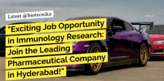 "Exciting Job Opportunity in Immunology Research: Join the Leading Pharmaceutical Company in Hyderabad!"