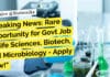Breaking News: Rare Opportunity for Govt Job in Life Sciences, Biotech, and Microbiology – Apply Now! MSc Microbiology Jobs ILS Bhubaneswar - Project Post For Biotech, Life Sciences