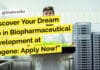 Discover Your Dream Job in Biopharmaceutical Development at Syngene: Apply Now! "Discover Your Dream Job in Biopharmaceutical Development at Syngene: Apply Now!"