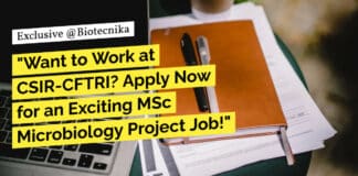 "Want to Work at CSIR-CFTRI? Apply Now for an Exciting MSc Microbiology Project Job!"