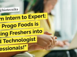 Freshers Food Technologist Internship To Job Pipeline at Progo Foods