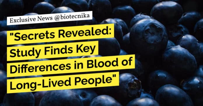 "Secrets Revealed: Study Finds Key Differences in Blood of Long-Lived People"
