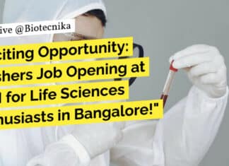 "Exciting Opportunity: Freshers Job Opening at SJRI for Life Sciences Enthusiasts in Bangalore!"