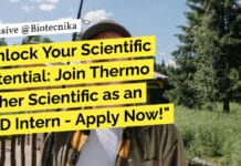 Unlock Your Scientific Potential: Join Thermo Fisher Scientific as an R&D Intern – Apply Now! Intern R&D Recruitment at Thermo Fisher Scientific - Apply Online Now!