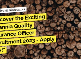 Britannia Food Tech Job
