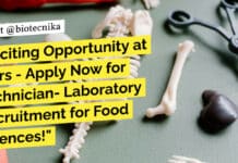 Exciting Opportunity at Mars – Apply Now for Technician- Laboratory Recruitment for Food Sciences! "Exciting Opportunity at Mars - Apply Now for Technician- Laboratory Recruitment for Food Sciences!"