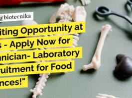 "Exciting Opportunity at Mars - Apply Now for Technician- Laboratory Recruitment for Food Sciences!"