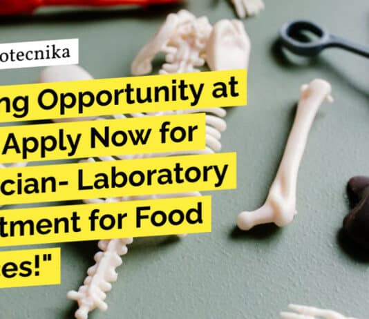 "Exciting Opportunity at Mars - Apply Now for Technician- Laboratory Recruitment for Food Sciences!"