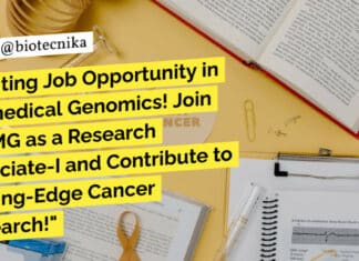 Exciting Job Opportunity in Biomedical Genomics! Join NIBMG as a Research Associate-I and Contribute to Cutting-Edge Cancer Research! NIBMG Research Job PhD Opening - Attend Walk-In