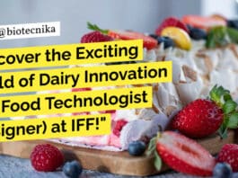 "Discover the Exciting World of Dairy Innovation as a Food Technologist (Designer) at IFF!"