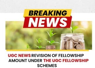 UGC Revision of Fellowship