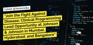 "Join the Fight Against Disease: Clinical Programming Lead Opportunity at Johnson & Johnson in Mumbai, Hyderabad, and Bangalore"