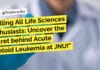 JNU Research Fellow Job for Life & Biological Sciences Candidates