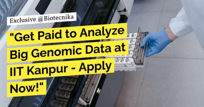IIT Kanpur Bioinformatics Analyst Recruitment - Apply Online