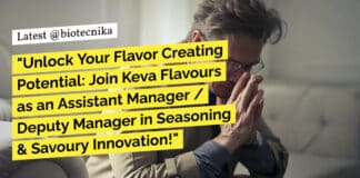 "Unlock Your Flavor Creating Potential: Join Keva Flavours as an Assistant Manager / Deputy Manager in Seasoning & Savoury Innovation!"