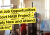 Hot Job Opportunities in Govt NABI Project – Apply Now and Attend Walk-In! Govt NABI Project Job Openings Recruitment - Attend Walk-In