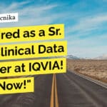 "Get Hired as a Sr. Lead Clinical Data Manager at IQVIA! Apply Now!"