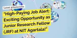 "High-Paying Job Alert: Exciting Opportunity as Junior Research Fellow (JRF) at NIT Agartala!"