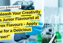 Unleash Your Creativity as a Junior Flavourist at Norex Flavours – Apply Now for a Delicious Career! "Unleash Your Creativity as a Junior Flavourist at Norex Flavours - Apply Now for a Delicious Career!"