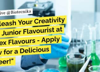 "Unleash Your Creativity as a Junior Flavourist at Norex Flavours - Apply Now for a Delicious Career!"