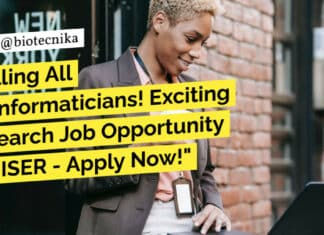 NISER Bioinformatician Research Job Recruitment - Applications Invited Now!