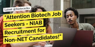 NIAB Biotech Project Opening - MSc Life Sciences Attend Walk-In