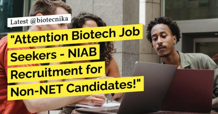 NIAB Biotech Project Opening - MSc Life Sciences Attend Walk-In
