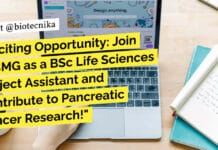 Exciting Opportunity: Join NIBMG as a BSc Life Sciences Project Assistant and Contribute to Pancreatic Cancer Research! BSc Life Sciences Project Assistant Job at NIBMG
