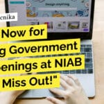Apply Now for Exciting Government Job Openings at NIAB – Don’t Miss Out! Govt NIAB Project Jobs - Apply Online Now!