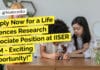 "Apply Now for a Life Sciences Research Associate Position at IISER TVM - Exciting Opportunity!"