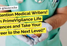 Attention Medical Writers! Join PrimeVigilance Life Sciences and Take Your Career to the Next Level! "Attention Medical Writers! Join PrimeVigilance Life Sciences and Take Your Career to the Next Level!"